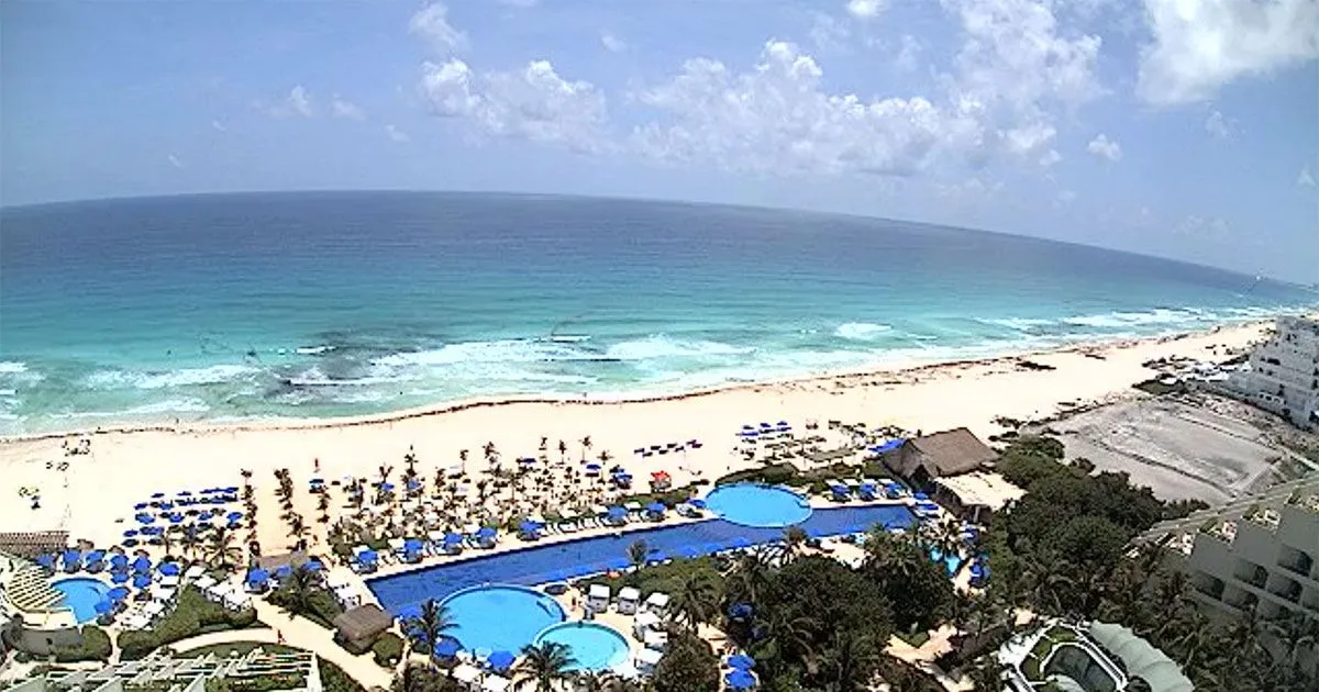 Vista de la playa en Live Aqua Beach Resort