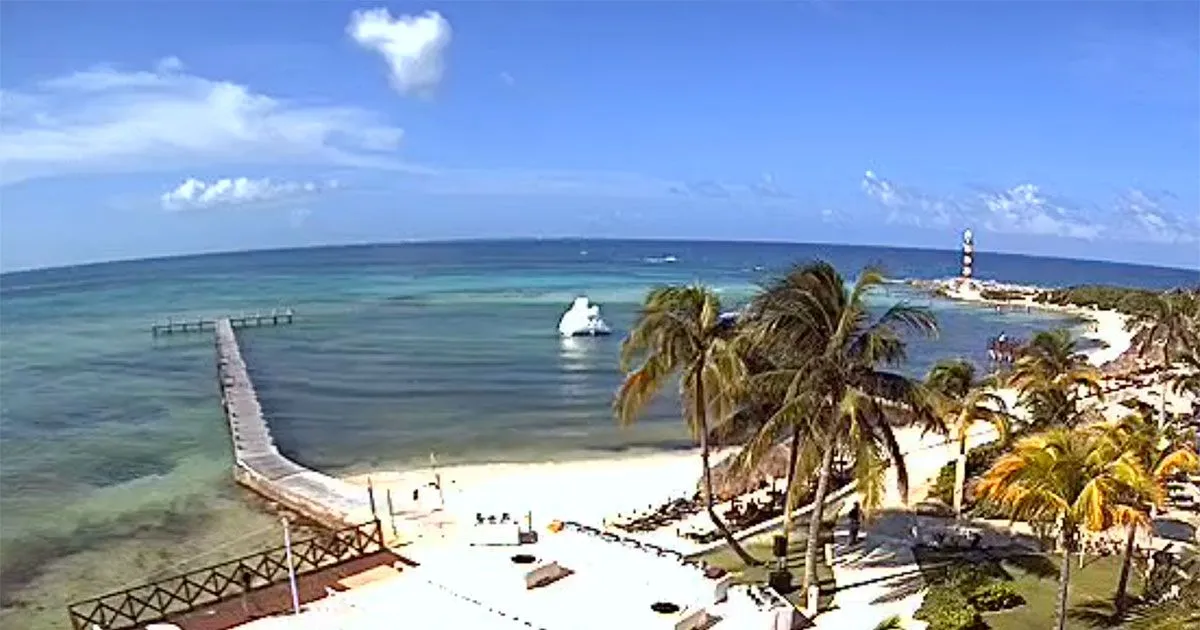 Vista de la playa en Hyatt Ziva Cancun
